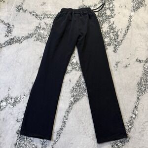 American Tall Sweatpants Womens Size S Black Straight Leg Lounge Cotton Blend